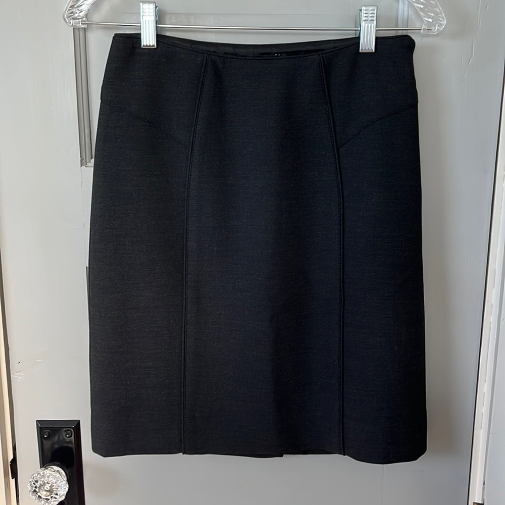 NWOT Etcetera dark gray skirt size 0